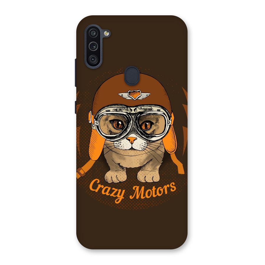 Crazy cat Back Case for Galaxy M11