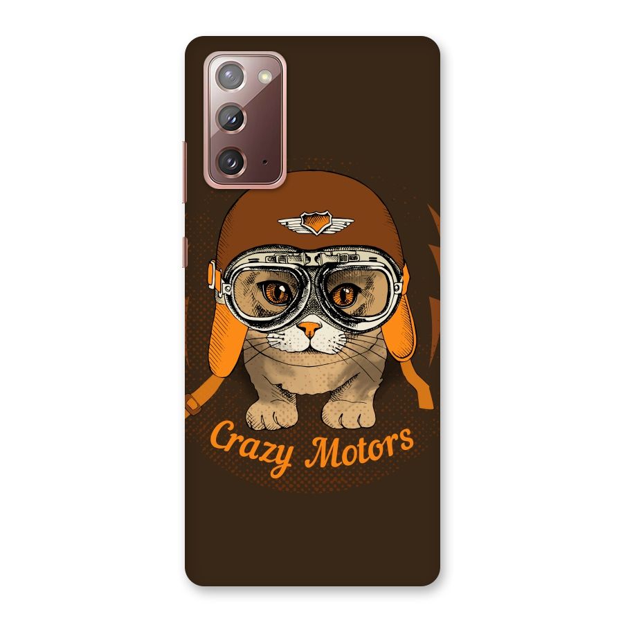 Crazy cat Back Case for Galaxy Note 20