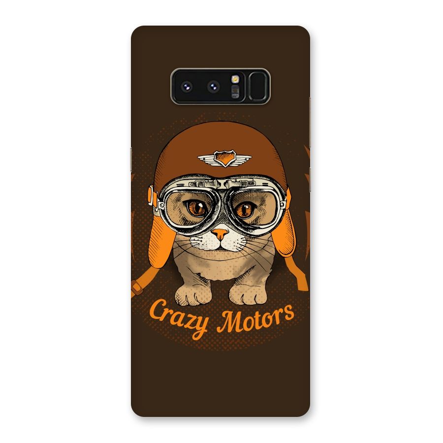 Crazy cat Back Case for Galaxy Note 8