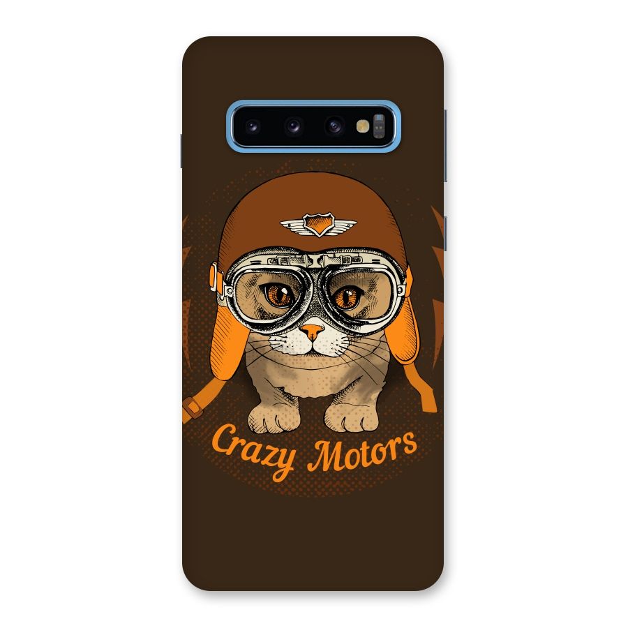Crazy cat Back Case for Galaxy S10