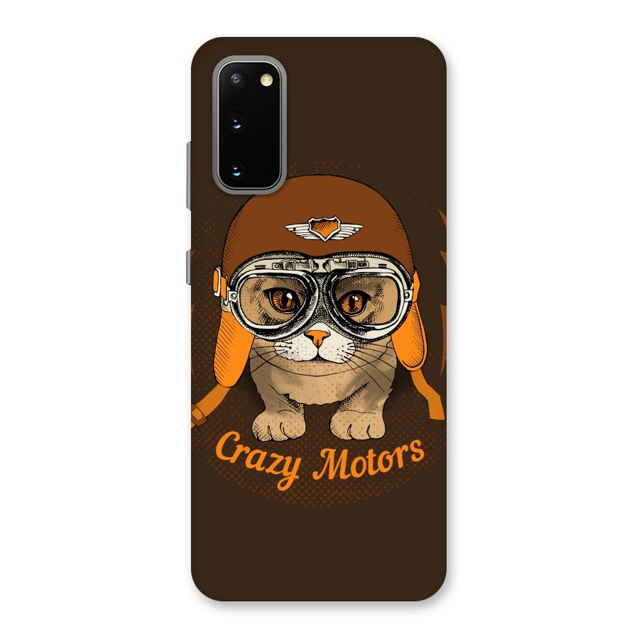 Crazy cat Back Case for Galaxy S20