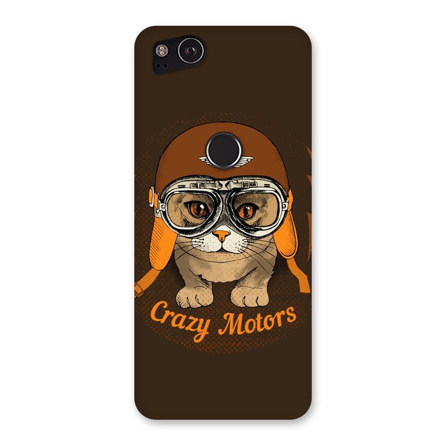 Crazy cat Back Case for Google Pixel 2