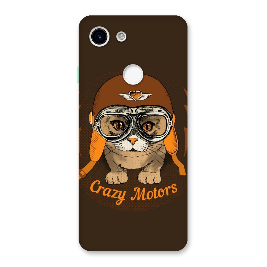 Crazy cat Back Case for Google Pixel 3