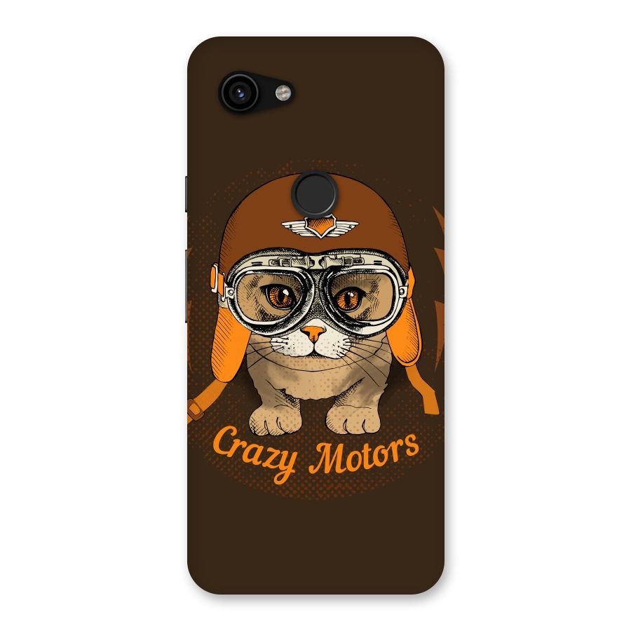 Crazy cat Back Case for Google Pixel 3a