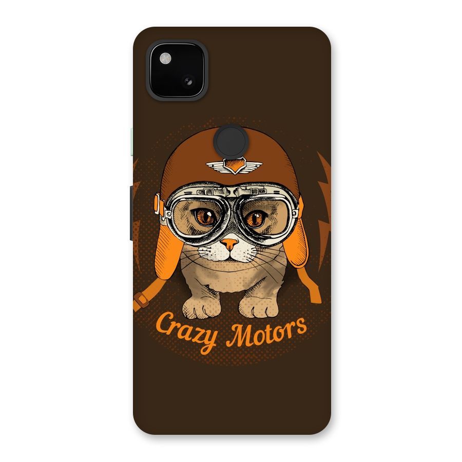 Crazy cat Back Case for Google Pixel 4a