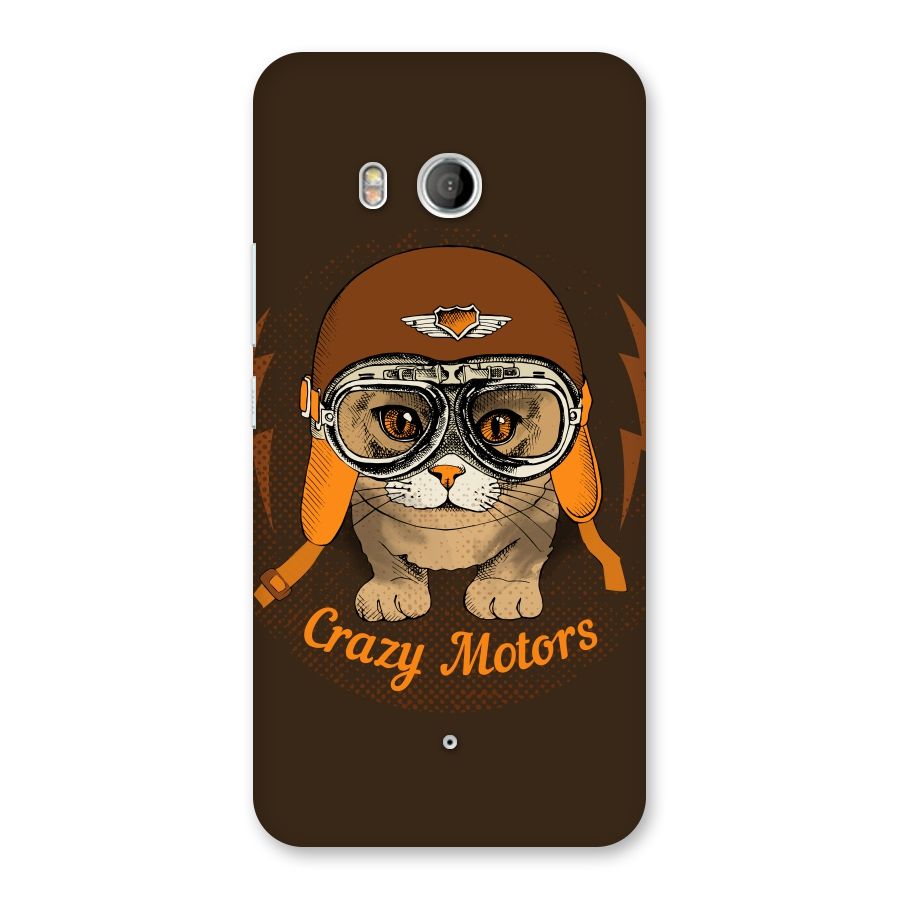 Crazy cat Back Case for HTC U11
