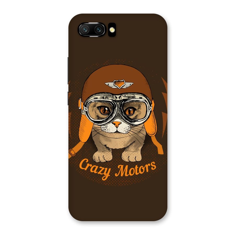Crazy cat Back Case for Honor 10