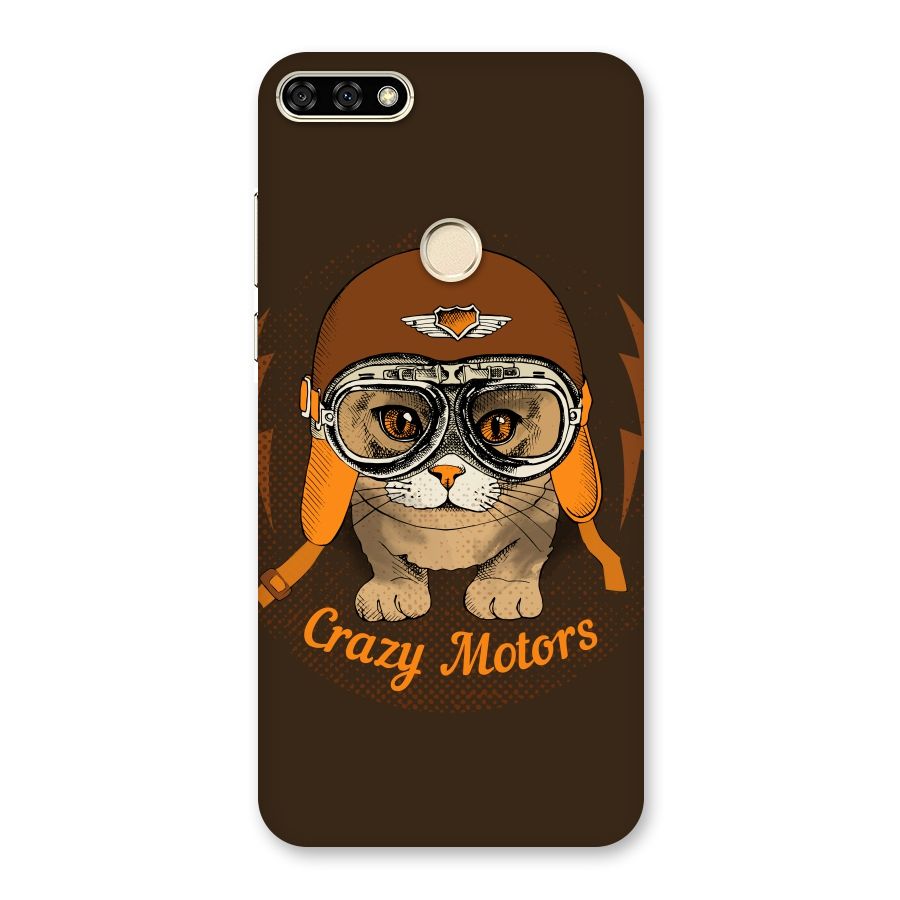 Crazy cat Back Case for Honor 7A