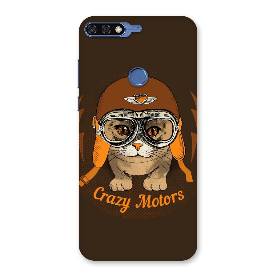 Crazy cat Back Case for Honor 7C