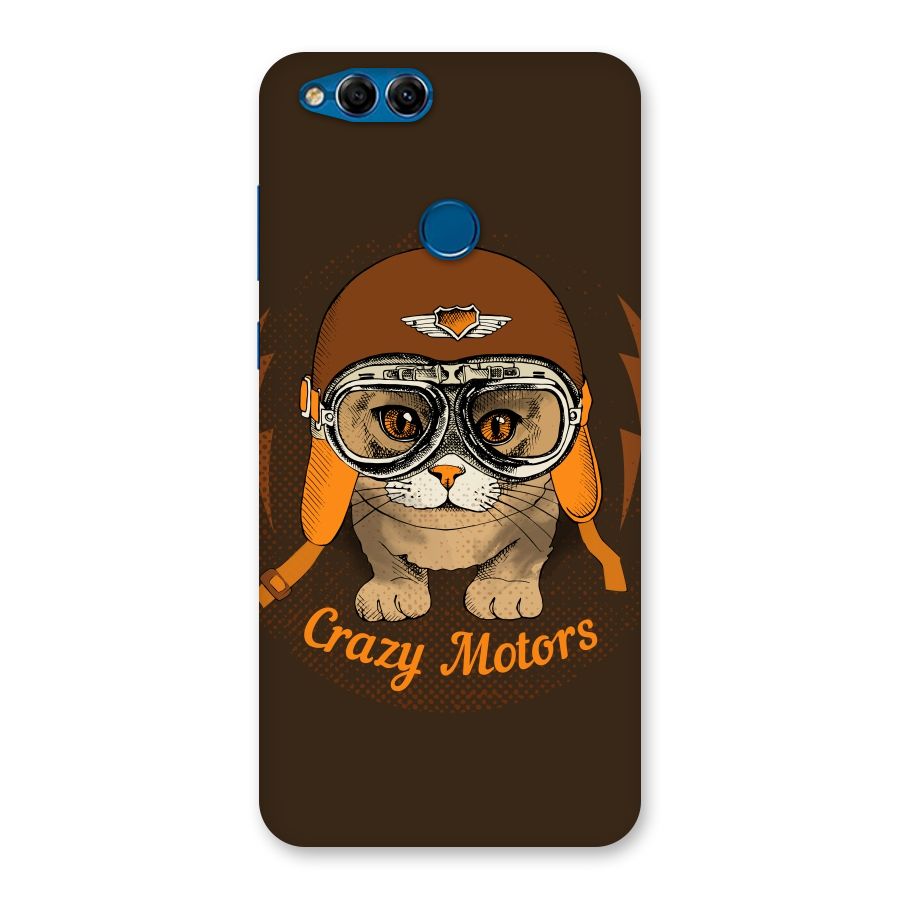 Crazy cat Back Case for Honor 7X