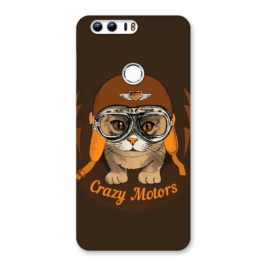 Crazy cat Back Case for Honor 8