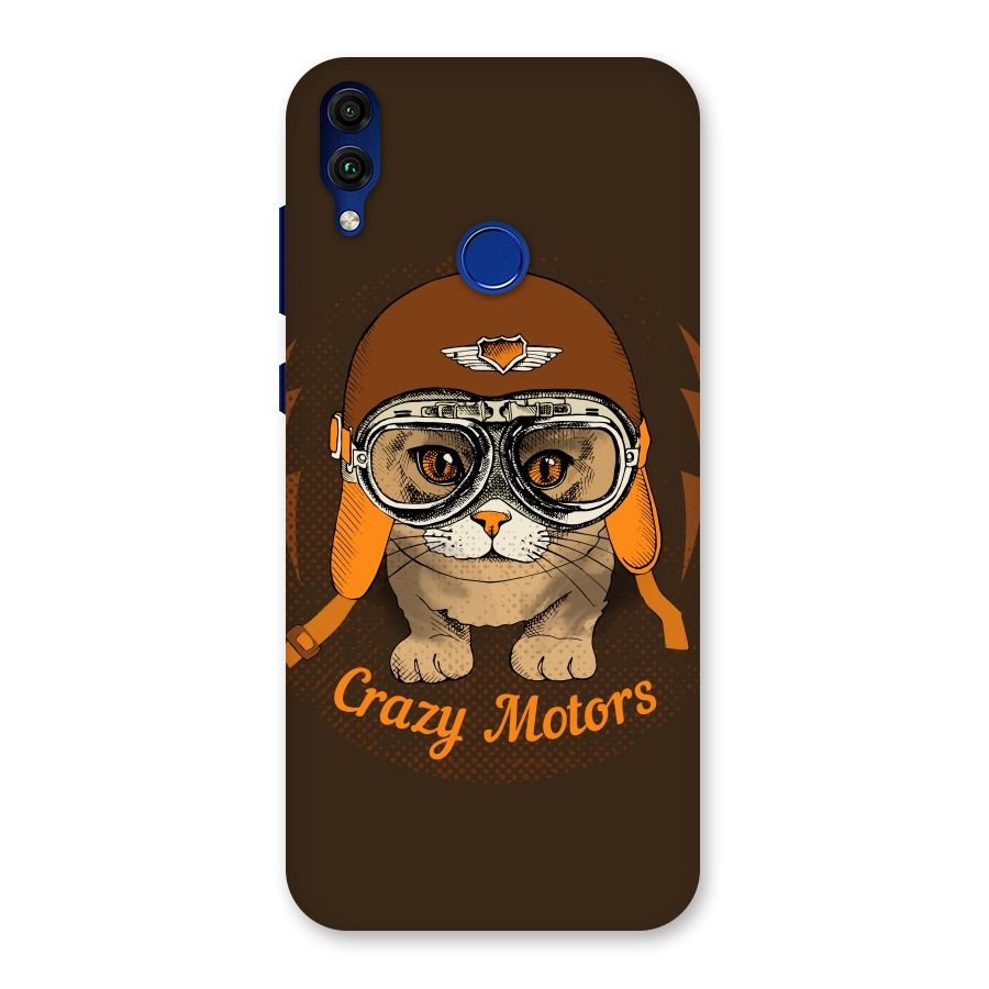 Crazy cat Back Case for Honor 8C