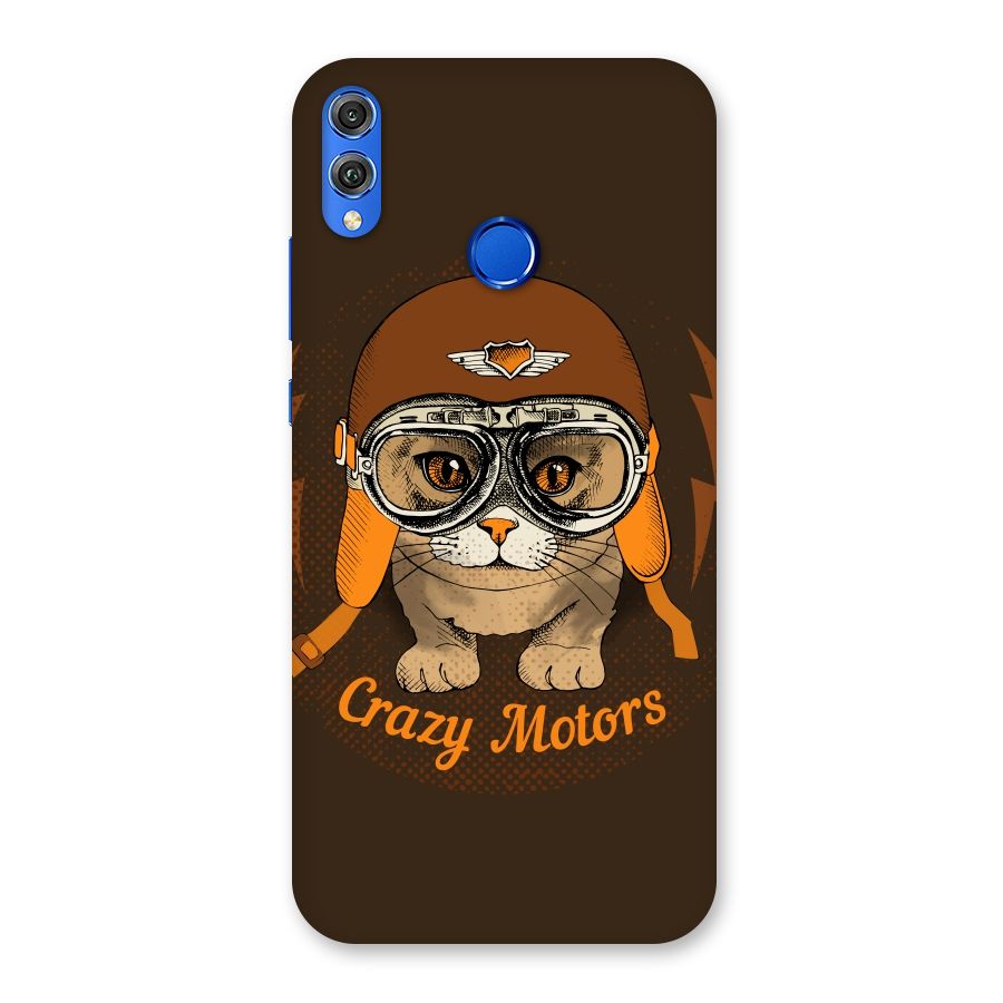 Crazy cat Back Case for Honor 8X