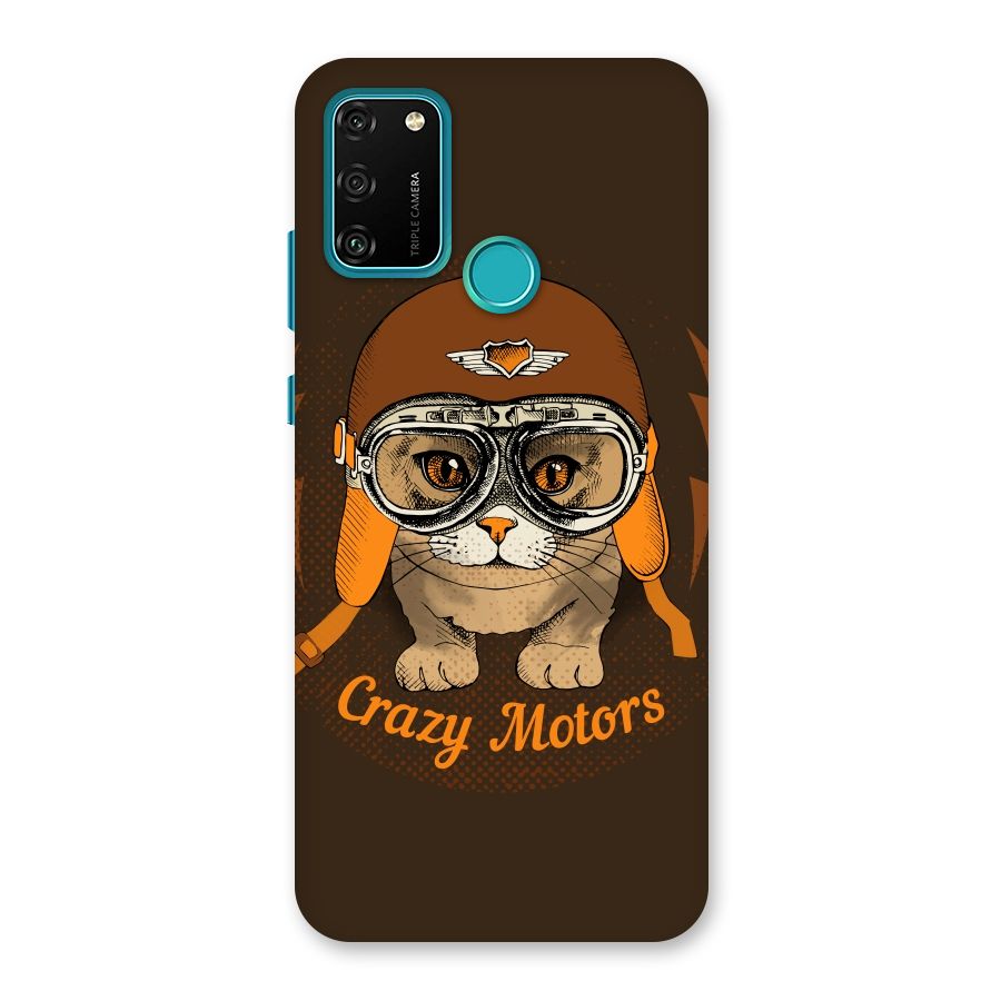 Crazy cat Back Case for Honor 9A