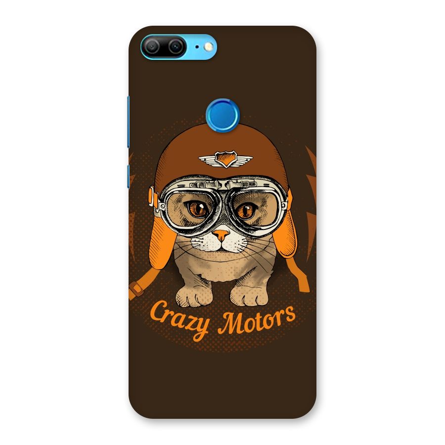 Crazy cat Back Case for Honor 9 Lite
