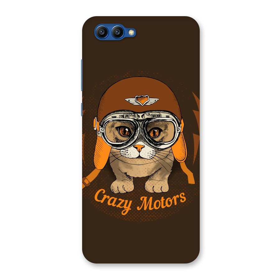 Crazy cat Back Case for Honor View 10