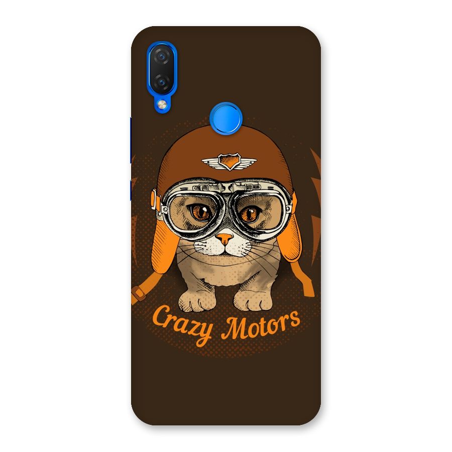 Crazy cat Back Case for Huawei P Smart+