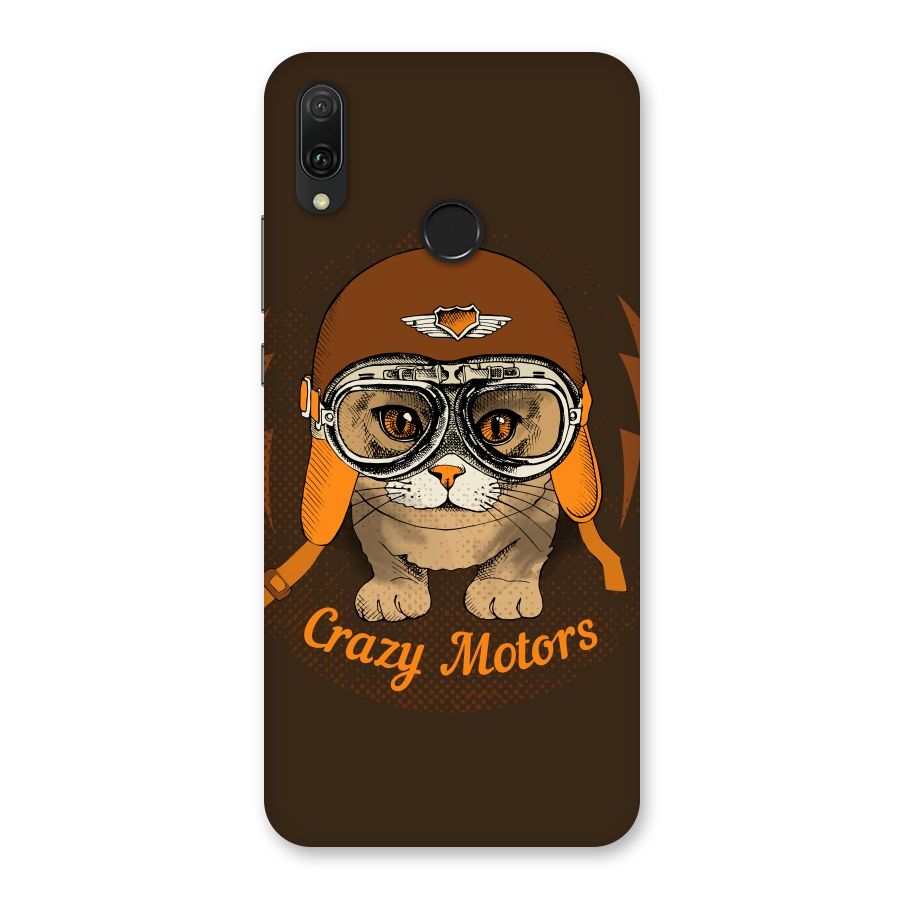 Crazy cat Back Case for Huawei Y9 (2019)