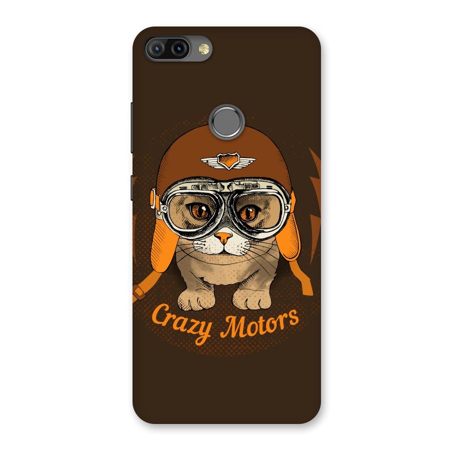 Crazy cat Back Case for Infinix Hot 6 Pro