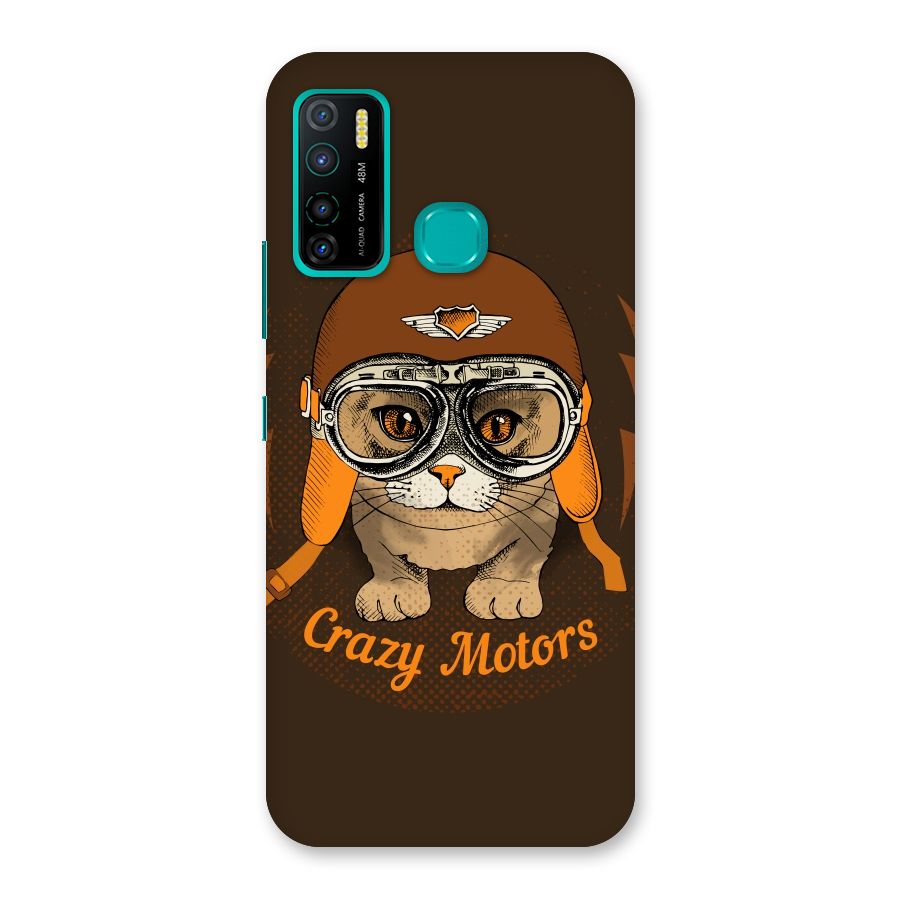 Crazy cat Back Case for Infinix Hot 9 Pro