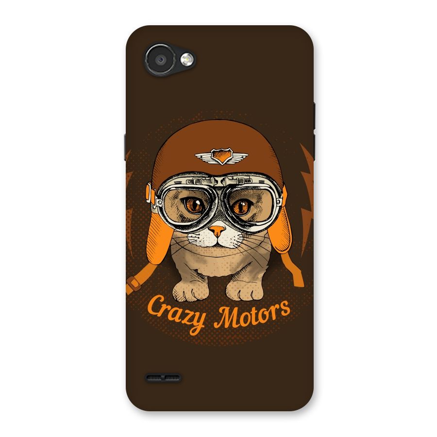 Crazy cat Back Case for LG Q6