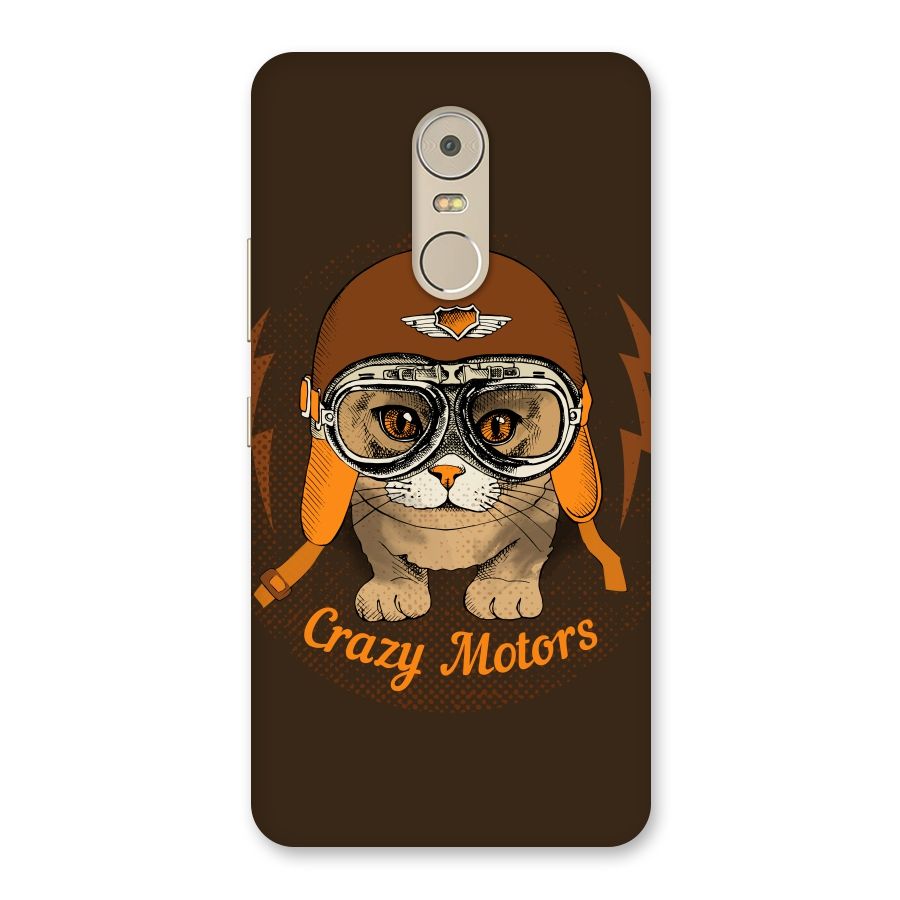 Crazy cat Back Case for Lenovo K6 Note