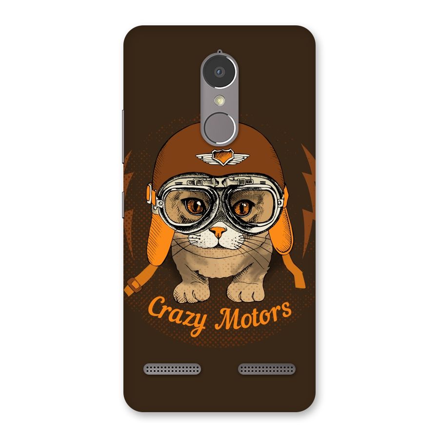 Crazy cat Back Case for Lenovo K6 Power
