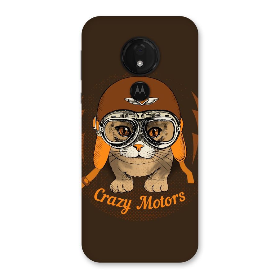 Crazy cat Back Case for Moto G7 Power