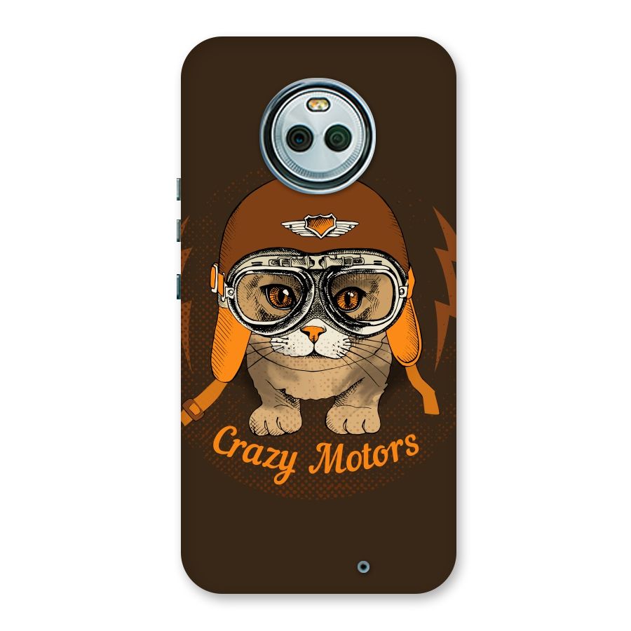 Crazy cat Back Case for Moto X4