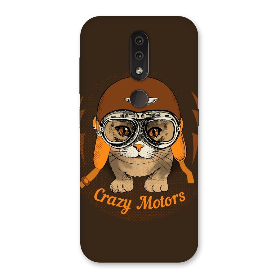Crazy cat Back Case for Nokia 4.2
