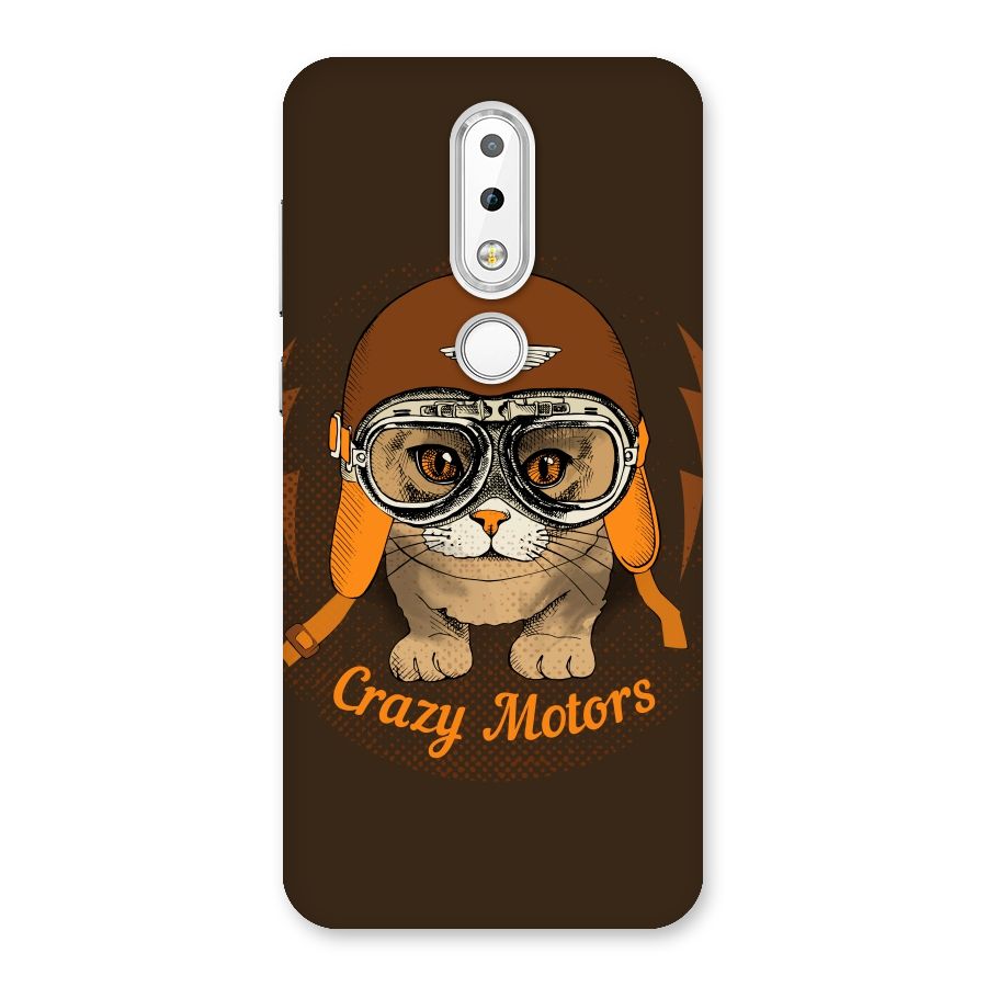 Crazy cat Back Case for Nokia 6.1 Plus
