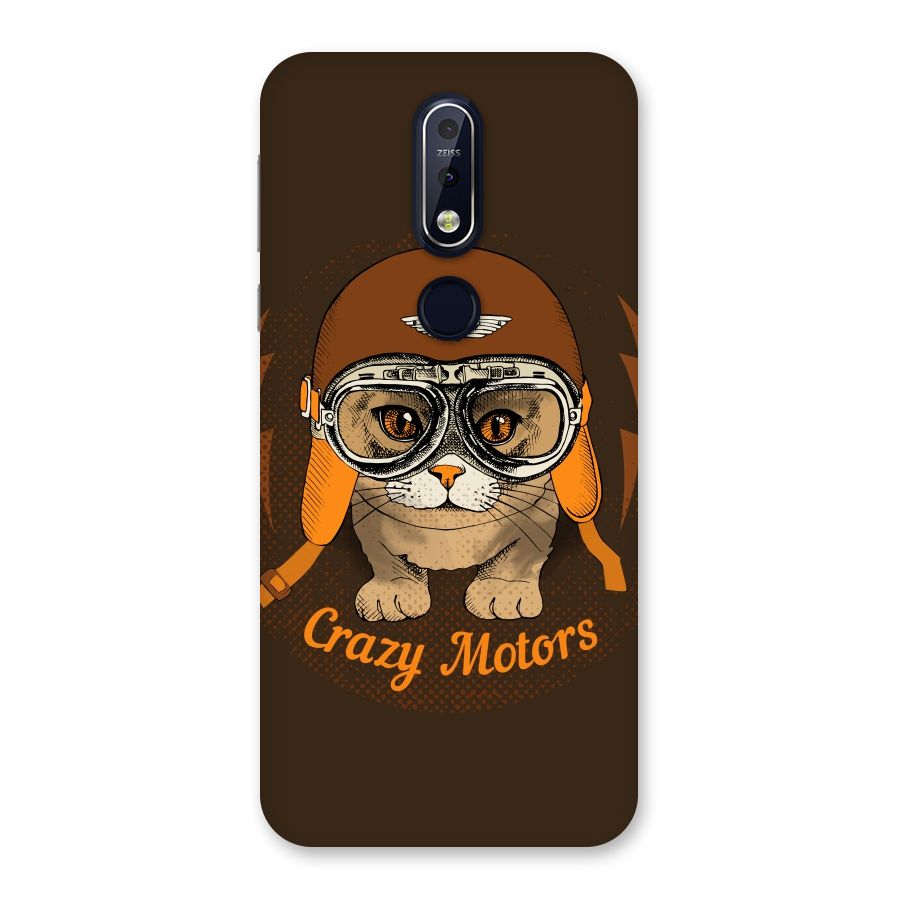 Crazy cat Back Case for Nokia 7.1