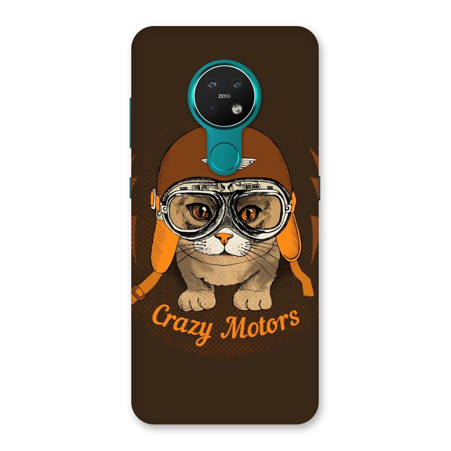 Crazy cat Back Case for Nokia 7.2