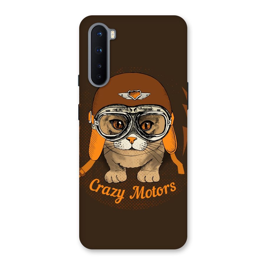 Crazy cat Back Case for OnePlus Nord