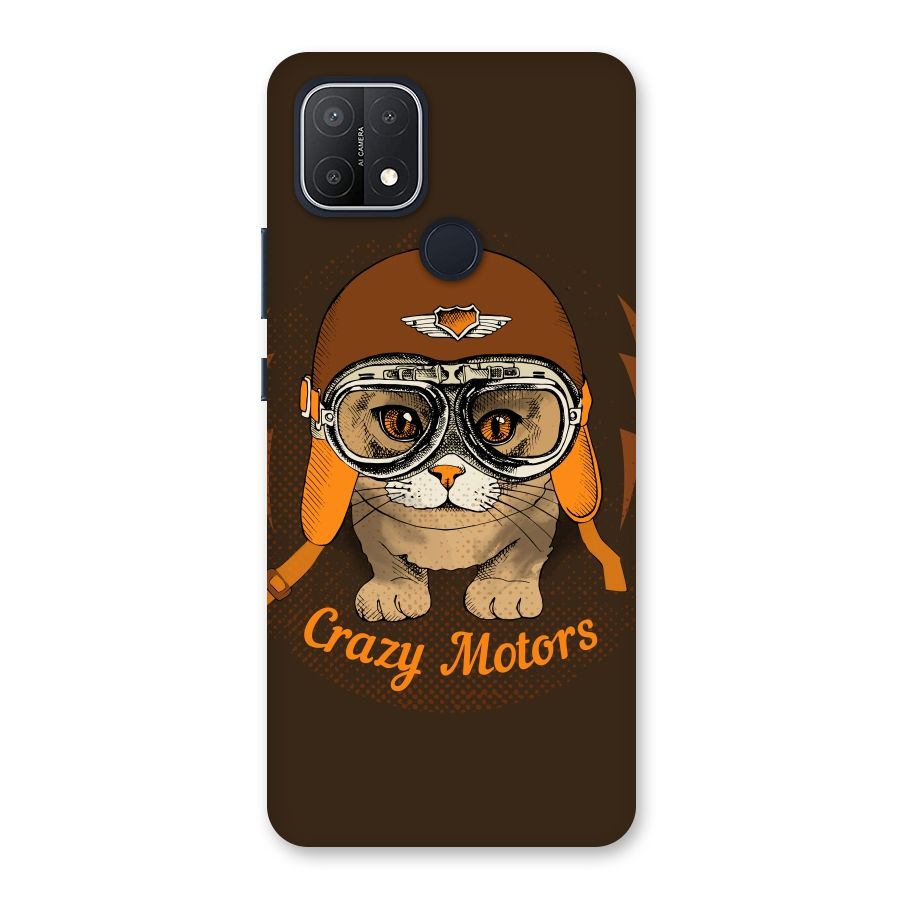 Crazy cat Back Case for Oppo A15