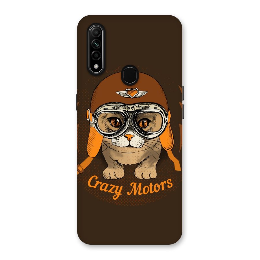 Crazy cat Back Case for Oppo A31