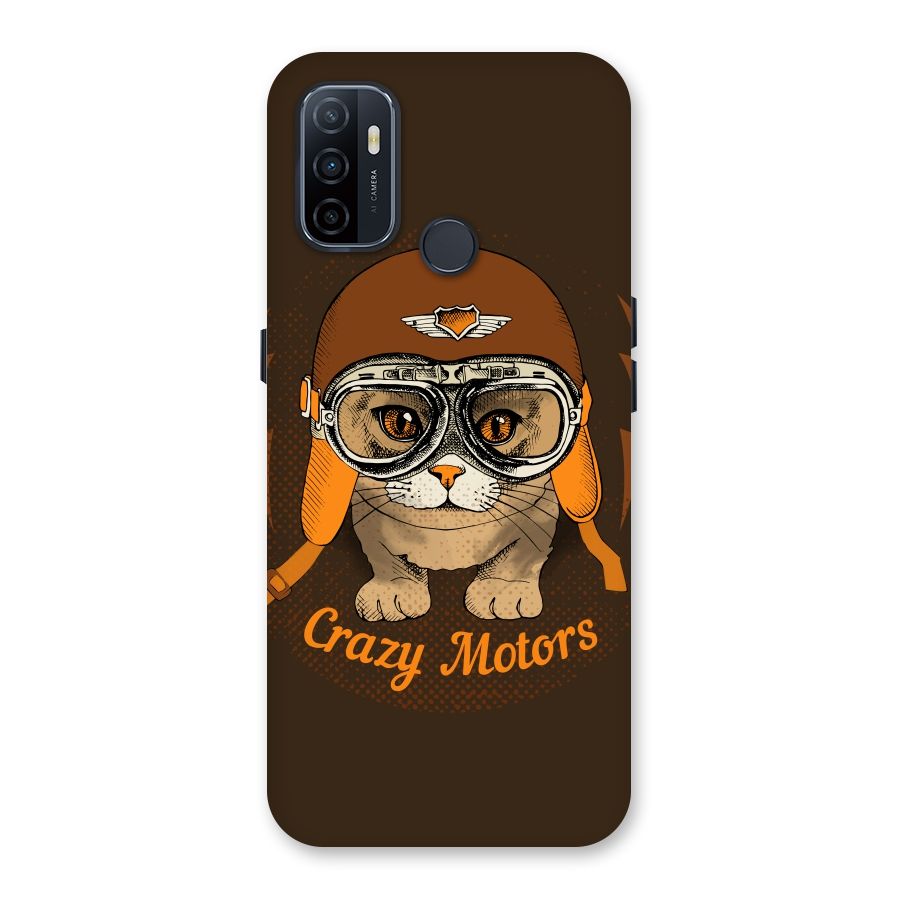 Crazy cat Back Case for Oppo A32