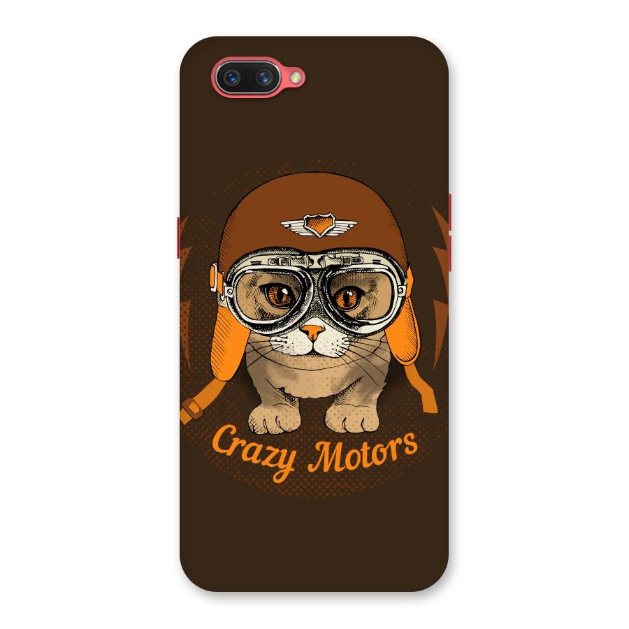 Crazy cat Back Case for Oppo A3s