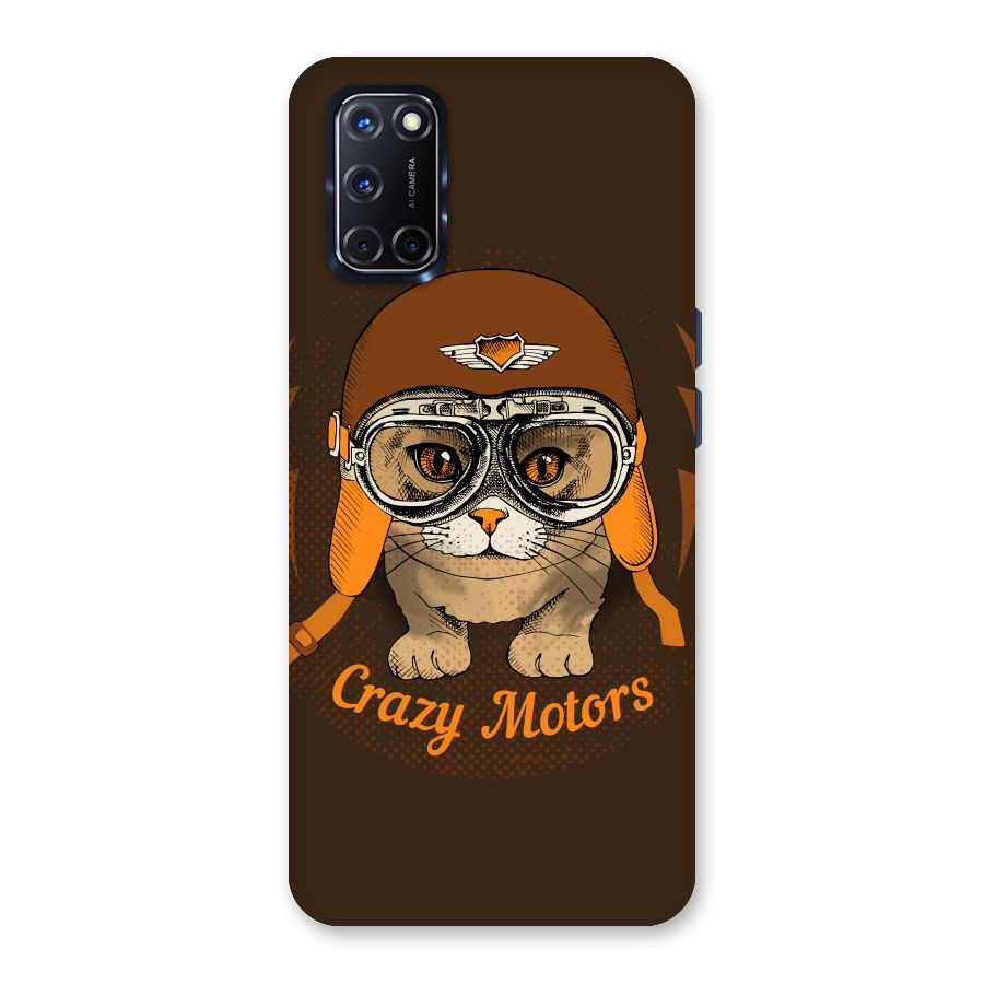Crazy cat Back Case for Oppo A52