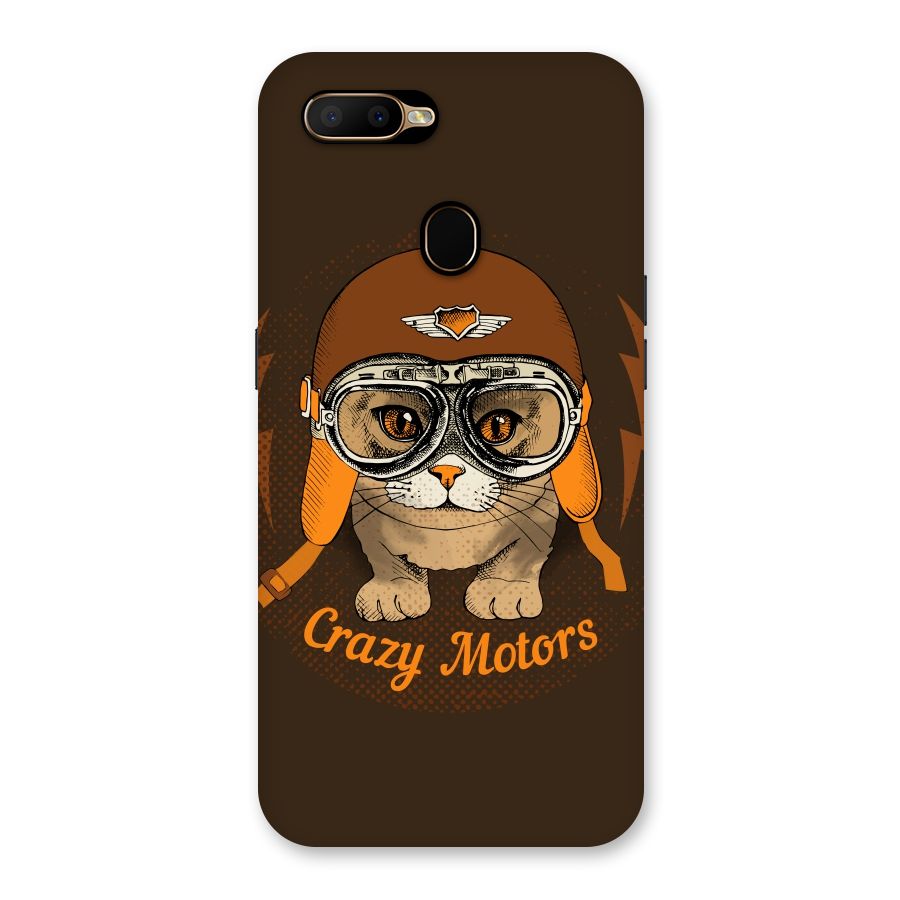 Crazy cat Back Case for Oppo A5s