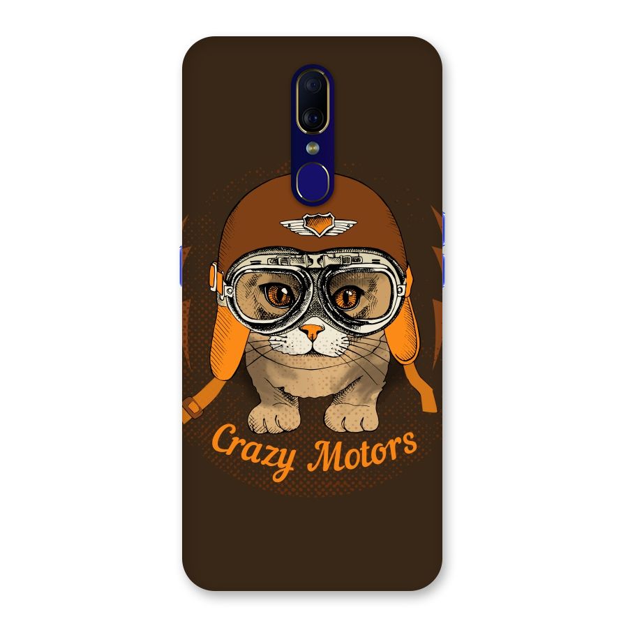Crazy cat Back Case for Oppo A9