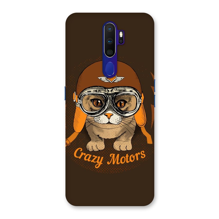 Crazy cat Back Case for Oppo A9 (2020)