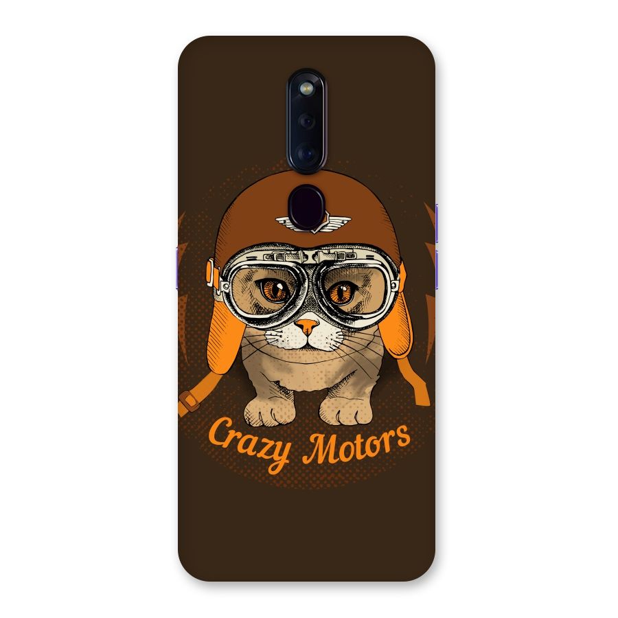 Crazy cat Back Case for Oppo F11 Pro