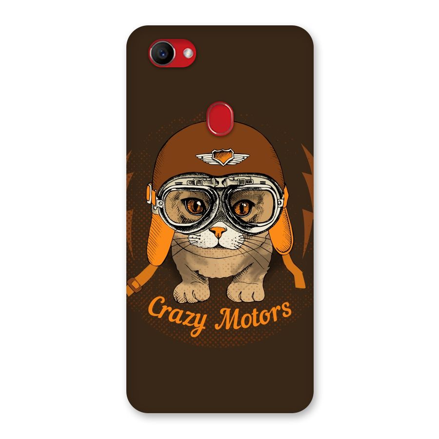 Crazy cat Back Case for Oppo F7