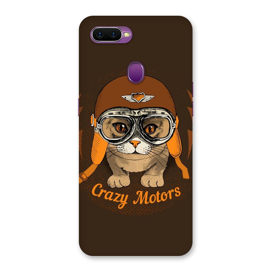 Crazy cat Back Case for Oppo F9