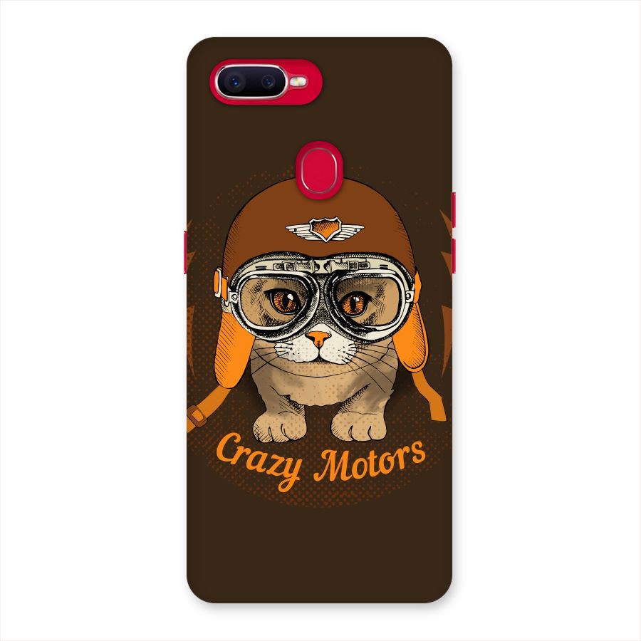 Crazy cat Back Case for Oppo F9 Pro