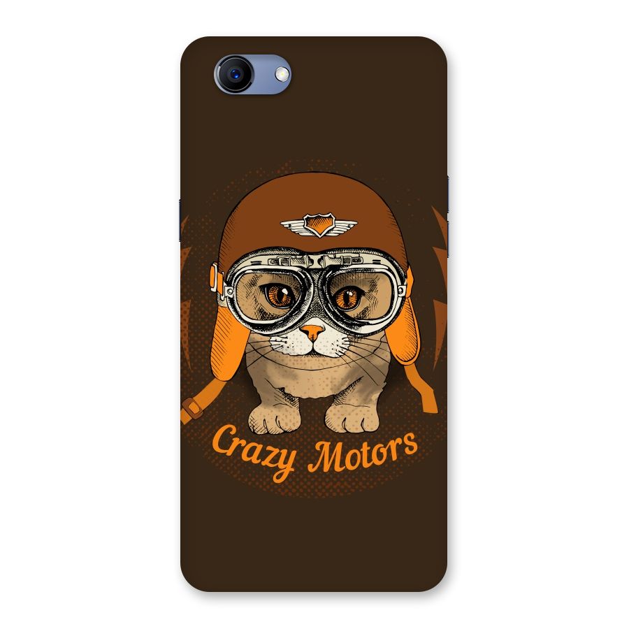 Crazy cat Back Case for Oppo Realme 1