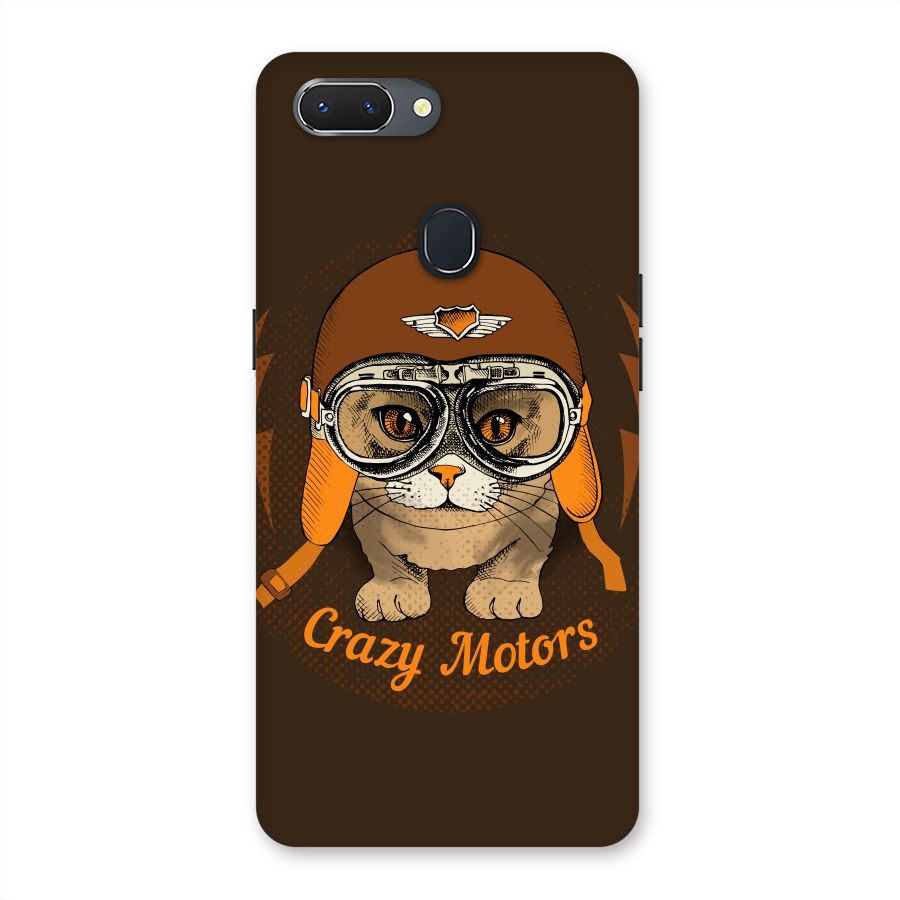 Crazy cat Back Case for Oppo Realme 2