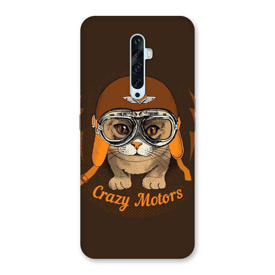 Crazy cat Back Case for Oppo Reno2 Z