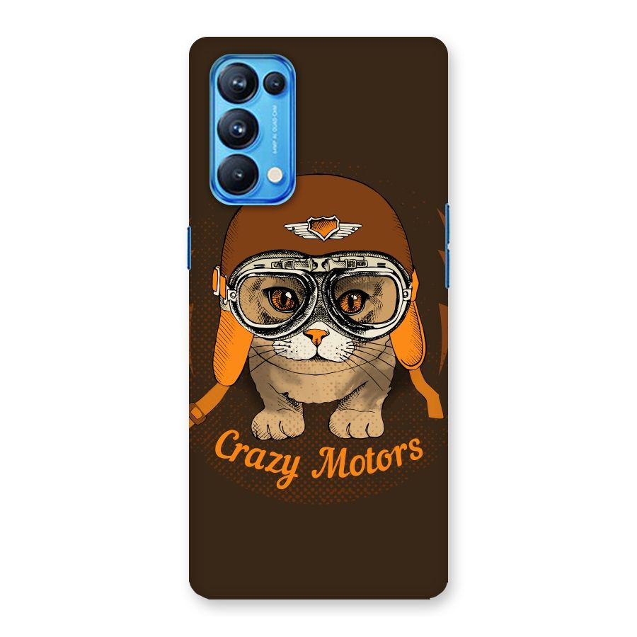 Crazy cat Back Case for Oppo Reno5 Pro 5G